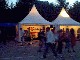 zu sp�ter stunde wurde unser zelt vom chill-out zum party-zelt. tanzen nicht ausgeschlossen!